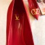 Valentino Garavani Vlogo Pumps 45mm In Red Lambskin