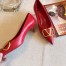 Valentino Garavani Vlogo Pumps 45mm In Red Lambskin