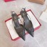 Valentino Vlogo Slingback Pumps 40mm In Black Calfskin