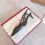 Valentino Vlogo Slingback Pumps 40mm In Black Calfskin