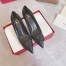 Valentino VLOGO Pumps 80mm In Black Calfskin