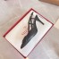 Valentino Vlogo Slingback Pumps 80mm In Black Calfskin