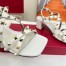 Valentino Rockstud Sandals 60MM with Straps in White Leather