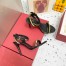 Valentino Rockstud No Limit Sandal 100mm In Black Lambskin