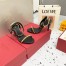 Valentino Rockstud No Limit Sandal 100mm In Black Lambskin