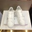 Valentino Women's VLTN Open Sneakers In White Leather