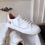 Valentino Women's Backnet Sneakers With Pink Heel