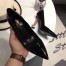 Saint Laurent Opyum 110 Pumps In Patent Leather with Gold Heel