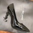 Saint Laurent Opyum 110 Pumps In Patent Leather with Black Heel