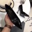 Saint Laurent Opyum 110 Pumps In Patent Leather with Silver Heel