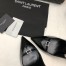 Saint Laurent Luna Slingback Pumps 105mm In Black Patent Leather 