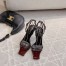 Saint Laurent Nova 100 Sandals In Red Patent Leather