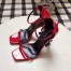 Saint Laurent Opyum 110 Sandals In Red Patent Leather