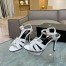 Saint Laurent Tribute Platform Sandals 105mm In White Calfskin